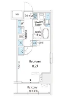 Belle Vue 浅草橋【3階】の間取り