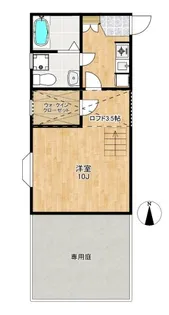 アメリカンリバティー所沢28【1階】の間取り