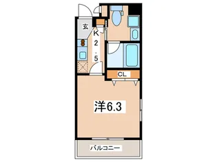 ア-デン町田【6階】の間取り