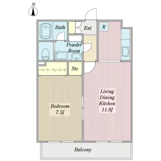 フリーデン【1階】の間取り