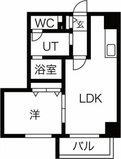 LEE SPACE N4【8階】の間取り