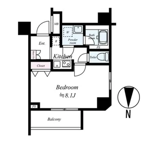 スカイコート中野沼袋【4階】の間取り
