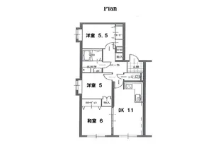 grande甲陽園【3階】の間取り