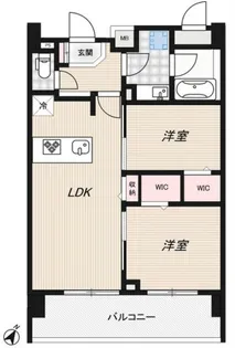 RIDGE豊洲【10階】の間取り