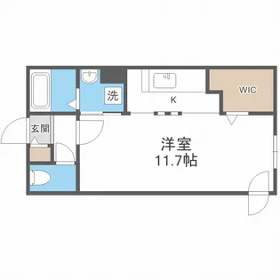 メニーズコート元町西【2階】の間取り