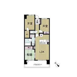 レジディア都島I【13階】の間取り