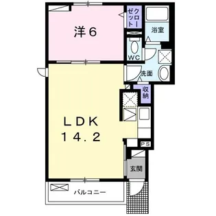 エスプーワ I【1階】の間取り