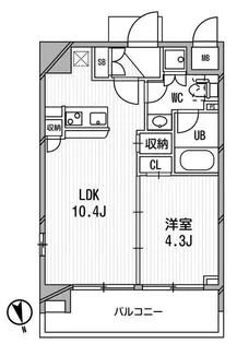 アーデン麻布十番【2階】の間取り