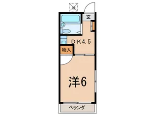 コ-ポ瀬戸【4階】の間取り