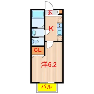 二和壱番館【2階】の間取り