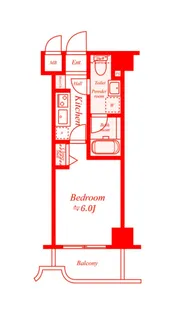 グリフィン横浜・東白楽弐番館【4階】の間取り