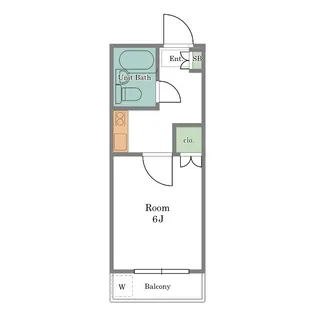 アローハイツ【3階】の間取り