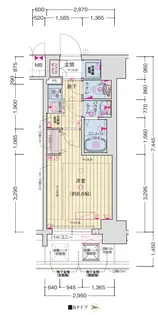 ソルテラスOSAKA千里丘駅前【7階】の間取り