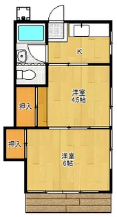 峯村荘【1階】の間取り