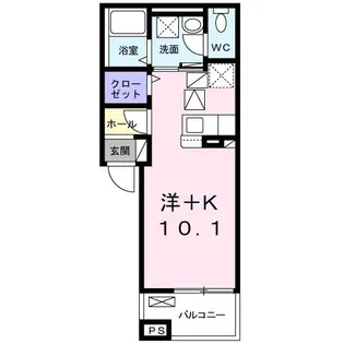 ラ・セゾン・フェリーチェ【1階】の間取り