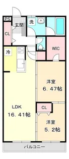 GARDEN HOUSE 大谷町II【2階】の間取り