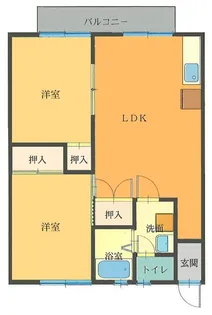 グリーンパレス【1階】の間取り