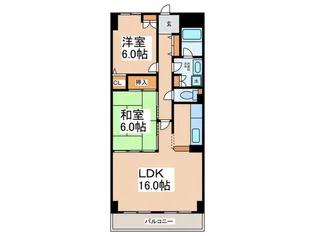 Collection東岸和田【6階】の間取り