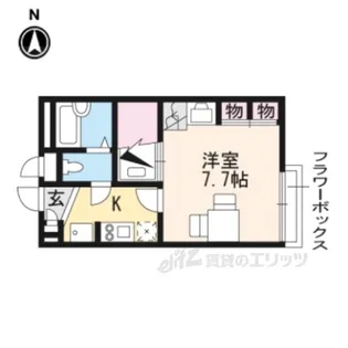 レオパレスシュークル大和桜井【2階】の間取り