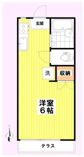 ベルハウス南台【1階】の間取り