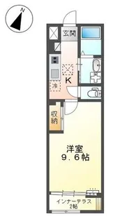 ベル アメニティ【1階】の間取り