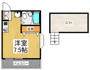 ウテルスタバタVI【3階】の間取り