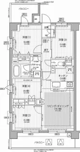 Nステージ東小金井【3階】の間取り