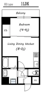 SFIDA森ノ宮【2階】の間取り
