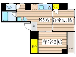 メゾンマルシン【3階】の間取り