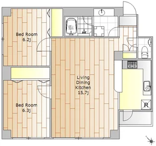 SQUARE FIELD【3階】の間取り