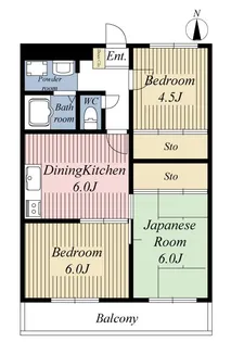 シャトーゴンゲン【2階】の間取り