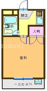 レジデンス中之池【2階】の間取り