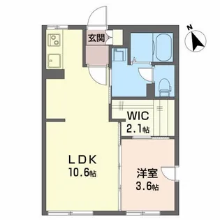 グリーンヴィレッヂ【1階】の間取り