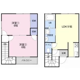 ソレイユ21B棟【1階】の間取り