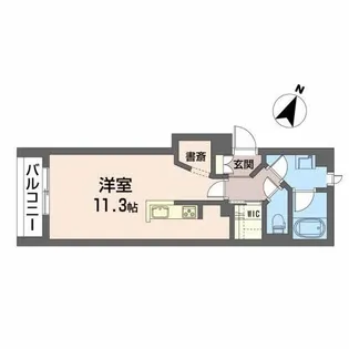 MIKEEL SENDAI GORIN【3階】の間取り