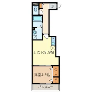 ファーストコート日進【3階】の間取り