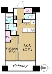 パークハウス千代田富士見【12階】の間取り