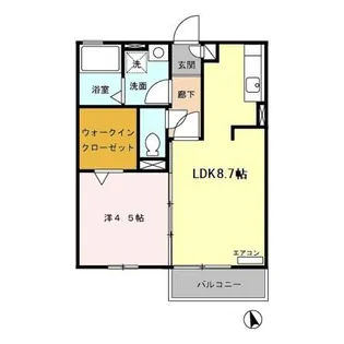 フローラ【2階】の間取り