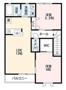 ブランシェ A棟【2階】の間取り