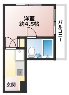 坂戸宝マンション【2階】の間取り