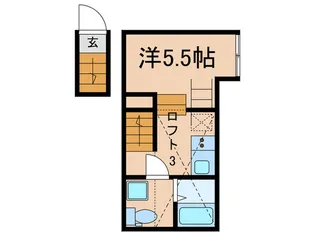 ソラーナ品川【2階】の間取り