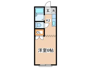 第二洗馬川荘【1階】の間取り