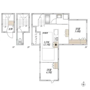 LYON ESTATESの間取り