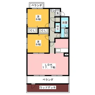 Ambiente【1階】の間取り