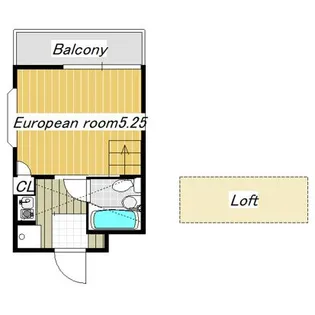 ベルコーポ【2階】の間取り