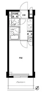 アートイン巣鴨【5階】の間取り