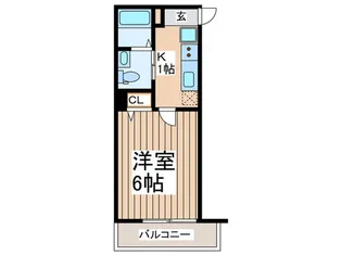 ウィングコート南浦和【1階】の間取り