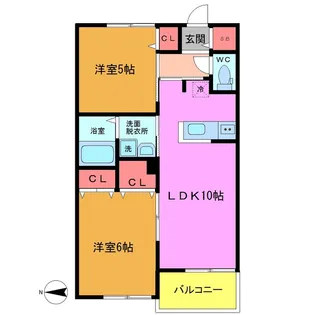 ダイカクA【2階】の間取り