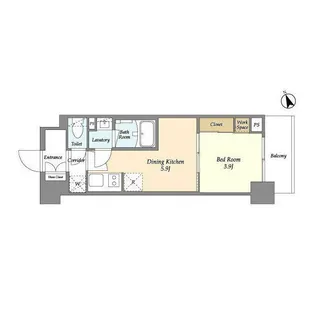 エル・セレーノ品川西大井【3階】の間取り