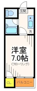 ホワイトSKJ【2階】の間取り